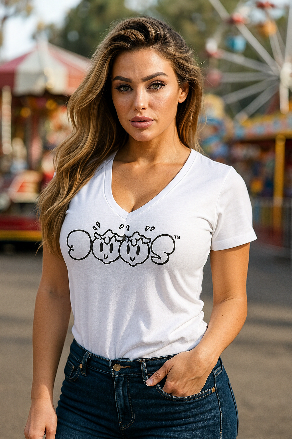 DOOS™ Fun V-Neck T-Shirt