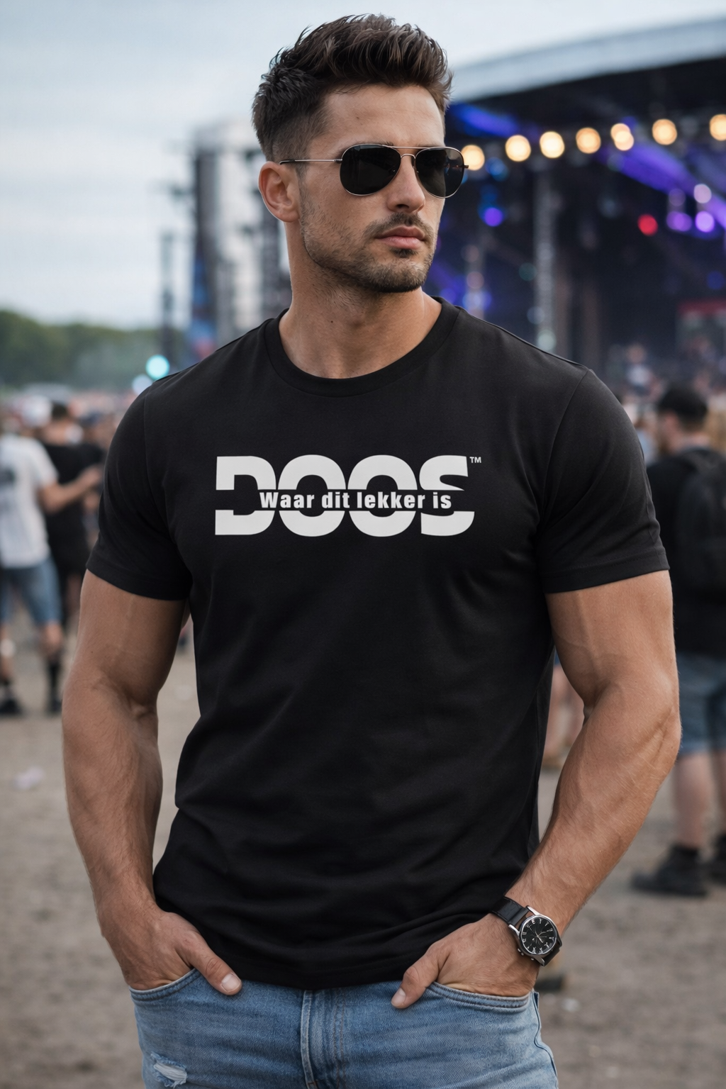 DOOS™ “Waar Dit Lekker Is” Crew Neck T-Shirt