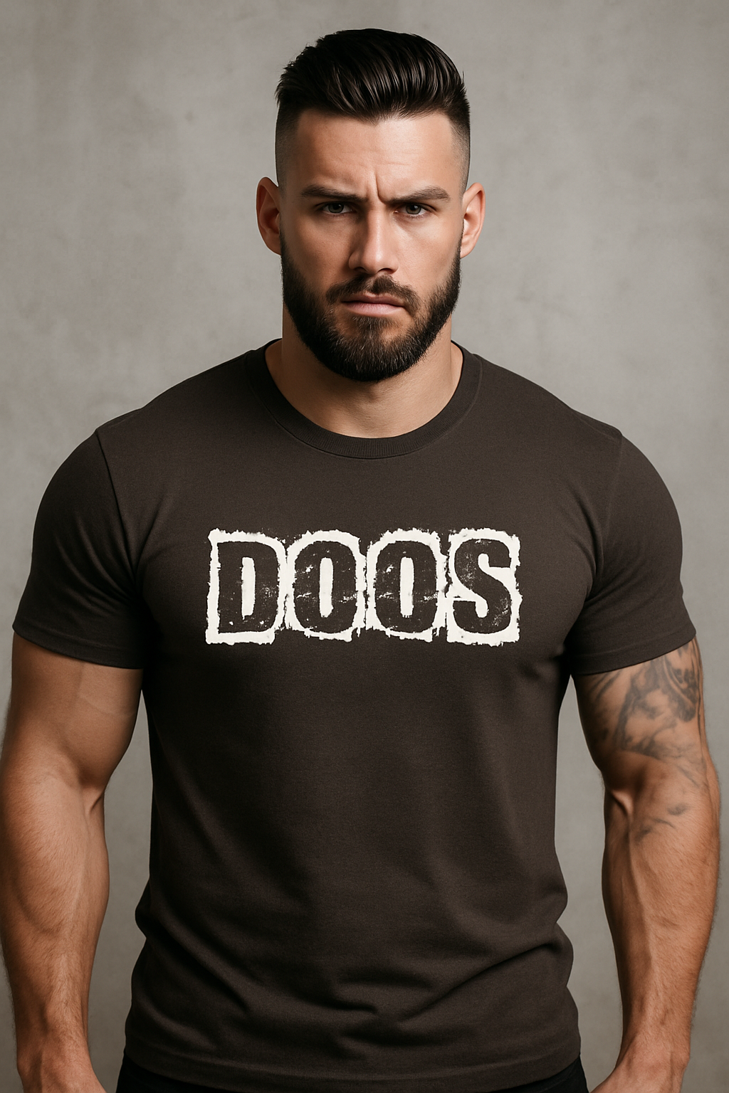 DOOS™ Rugg Men's Crew Neck T-Shirt